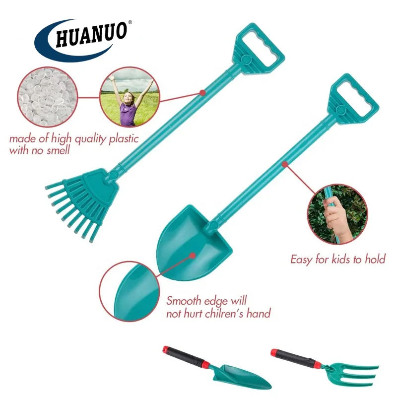 Kids Educational Pretend Play Outdoor Plastic Garden Tool Toys