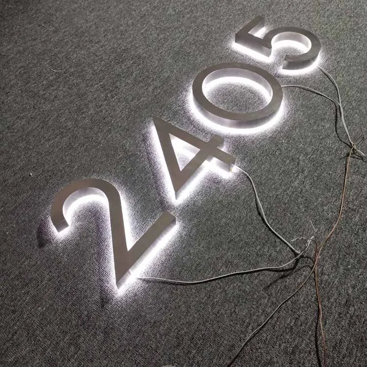 Акриловый знак номера здания отеля акриловый знак двери дома акриловый номер дома