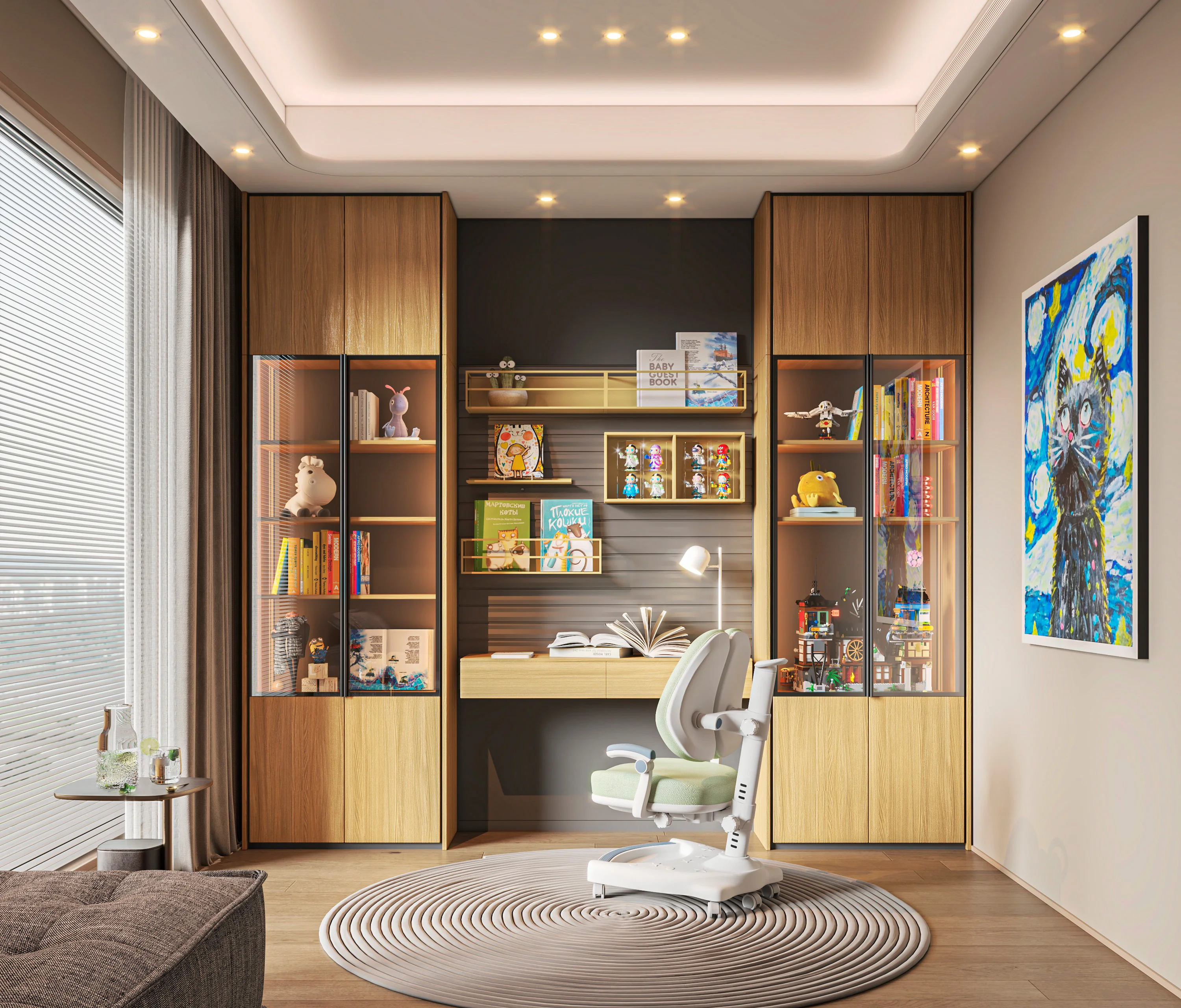 Versatile Aluminum Floating Shelf Organizer Storage Rack Wall Mounted Shelves for Study Room supplier