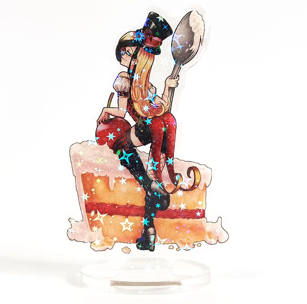 Custom Personalized Shape Clear Star Hologram Sparkle Acrylic Standee Anime Epoxy Resin Glitter Standee
