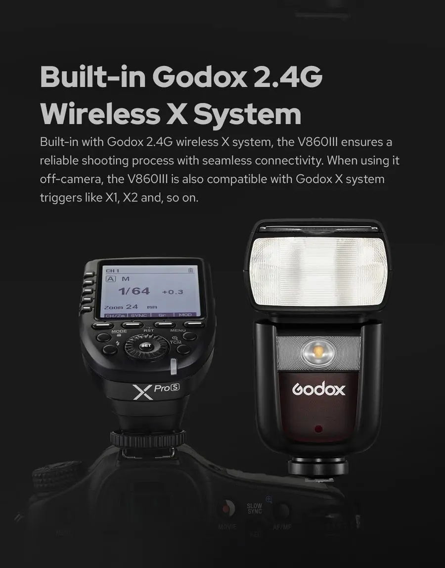 Godox V860iii Speedlite Camera Flash Ttl Hss Flash For Fuji Olympus  Panasonic For Sony Canon Nikon Pentax Cameras - Buy Godox V860iii Speedlite  Camera Flash,V860iii Speedlite Camera Flash Ttl Hss Flash,Godox V860iii