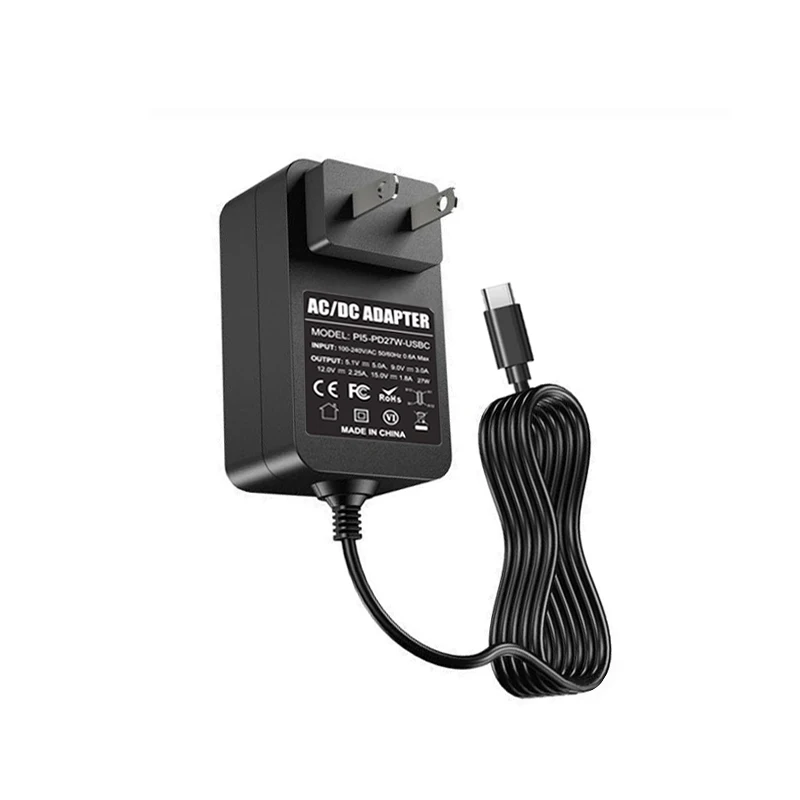 Raspberry Pi 5 Power Supply Gan Power Charger Official Usb-c Power ...