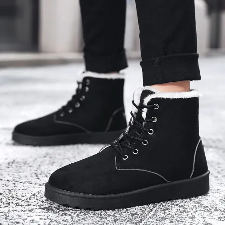 Bottes D'hiver En Velours Pour Femme - Chaussures En Coton Chaudes - Semelle Antidérapante - Talon Carré 2,5 Cm