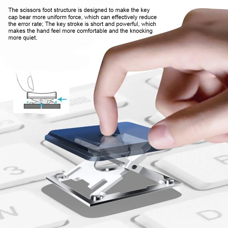 Factory Price 78 Keys Mini Wireless Mouse Keyboard Combo Rechargeable Bluetooth Keyboard and Mouse for Laptop Tablet PC