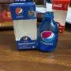 Bottiglia di cola blu da 150 g con logo