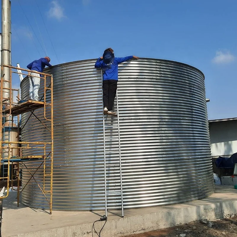 Prefabricated Galvanized Corrugated Water Tank Fire Water Tank Agricultural Water Tank for Irrigation