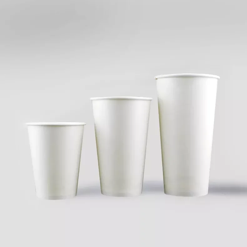 Eco-friendly Disposable Paper Cups PrintedSingle Wall Paper Coffee With Logo Nescafe Paper Cup