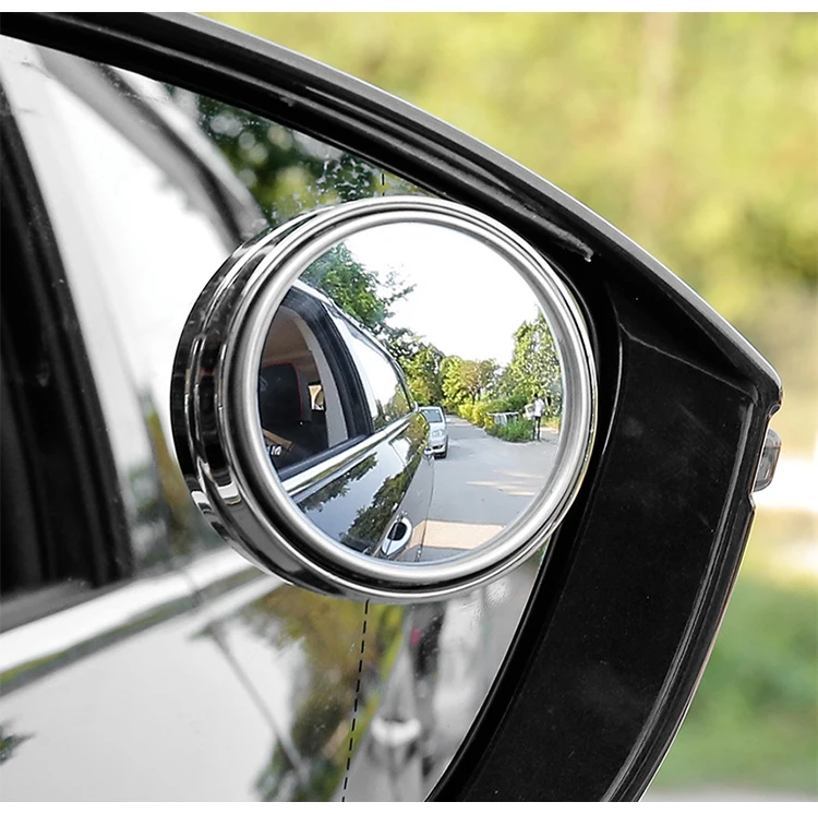Universal HD Blind Spot Mirror Wide Angle Adjustable Rotating Rearview Mirror Small Circular Mirror Car Parts and Accessories