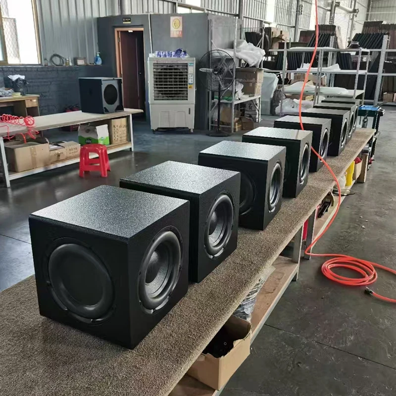 Single 150W 10-Inch Powerful Active Audio System Speaker Professional  Subwoofer for Home Theatre