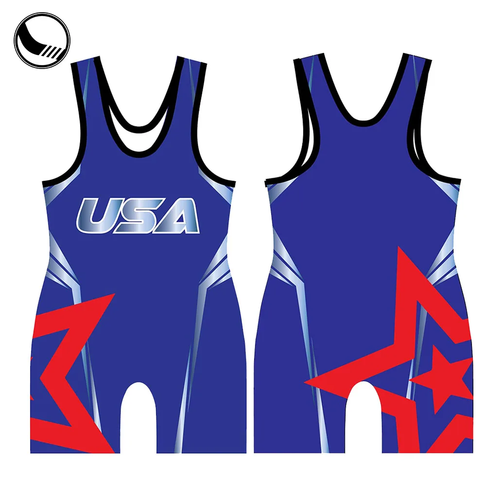 BETHERIVAL Sublimated Wholesale Wrestling Singlets 5xl