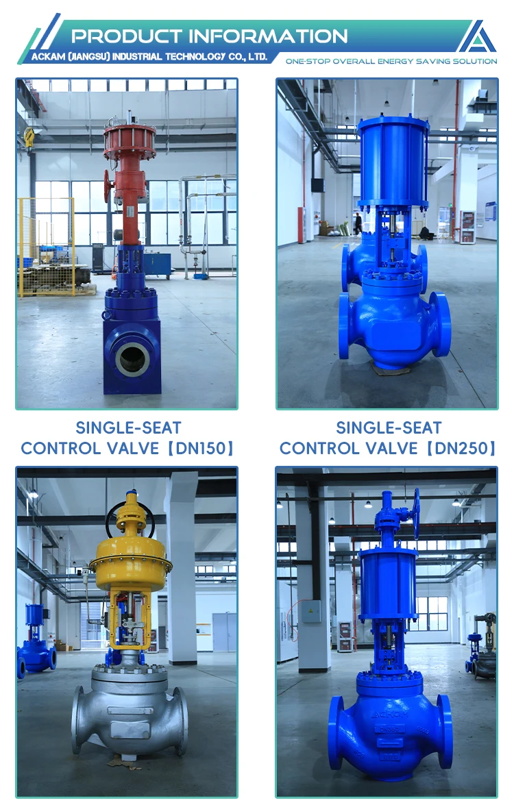 Large Flow Stable Operation Valve Control Fast Response Time Single-Seat Pneumatic Control Valve for Petrochemical Industry details