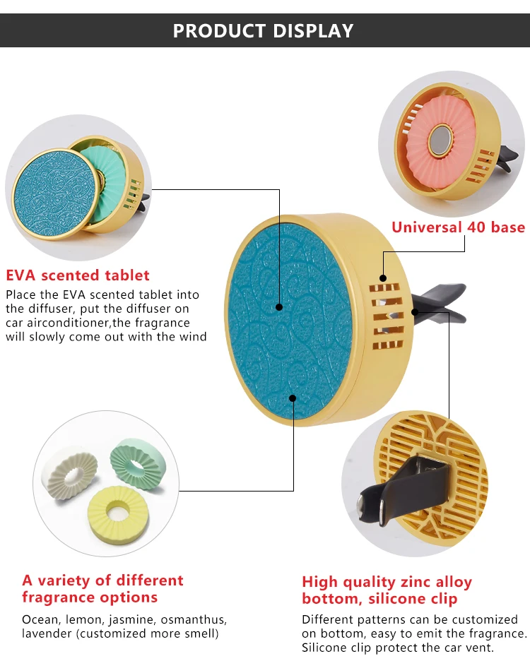 Jo Malone Car Fragrance Air Freshener Vehicle Perfume Vent Clip Diffuser Aromatherapy Buy