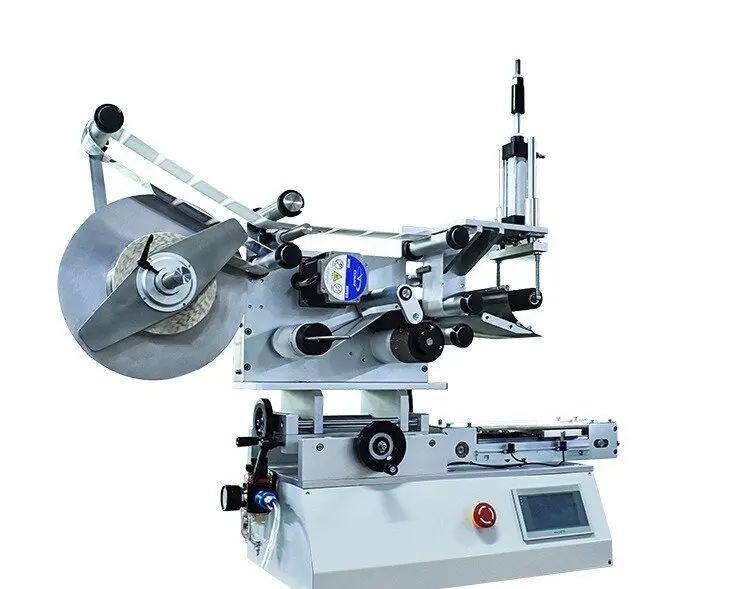 Semi-Automatic Control-Supports Glass Plastic Bottles Flat Surface Label Machine for Enterprises Precise Needs Mini Labeling