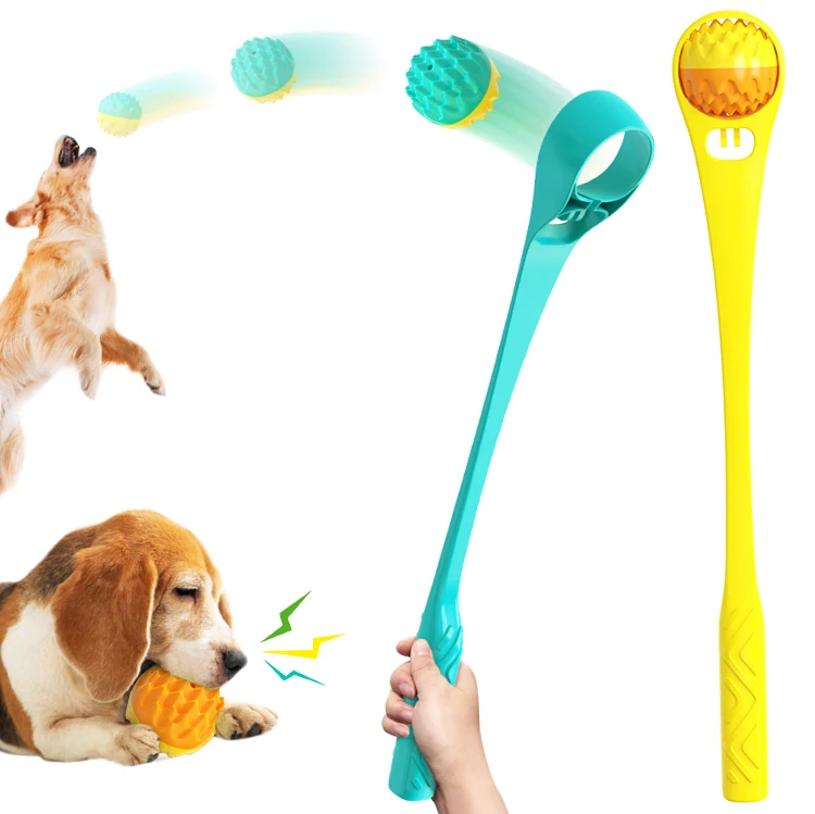 NEW Pet Supply Factory Wholesale Company's New  Bite Sound Dog Toy Outdoor Ball Thrower details
