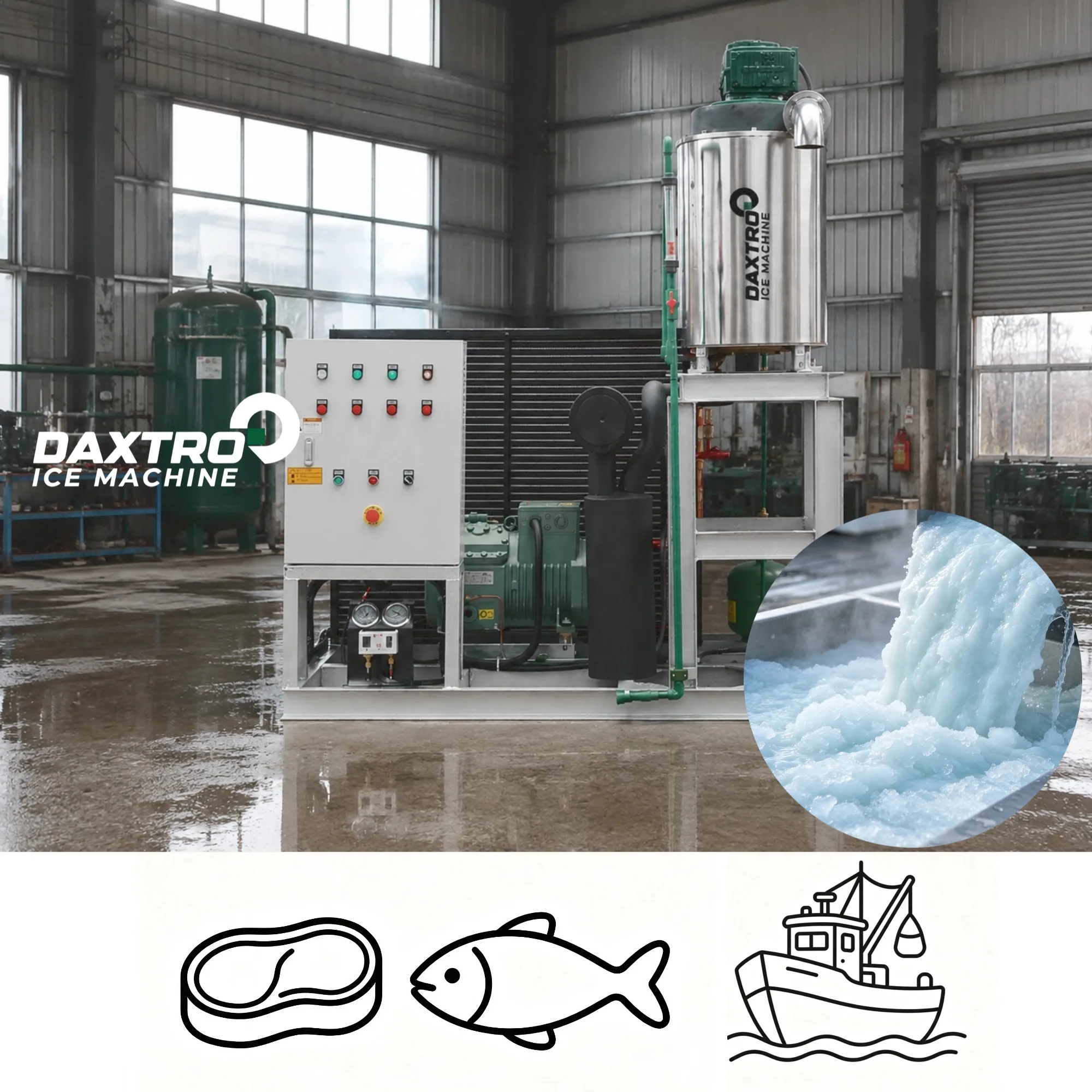 Ice Machine, 5000kg, SUS316 - detail 10