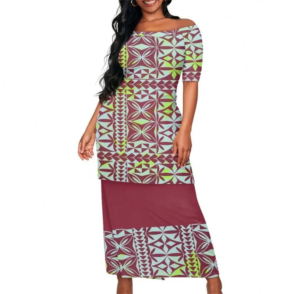 long dress design for ladies Black Boat Neck Lace Fit and Flare Maxi Dress for Women