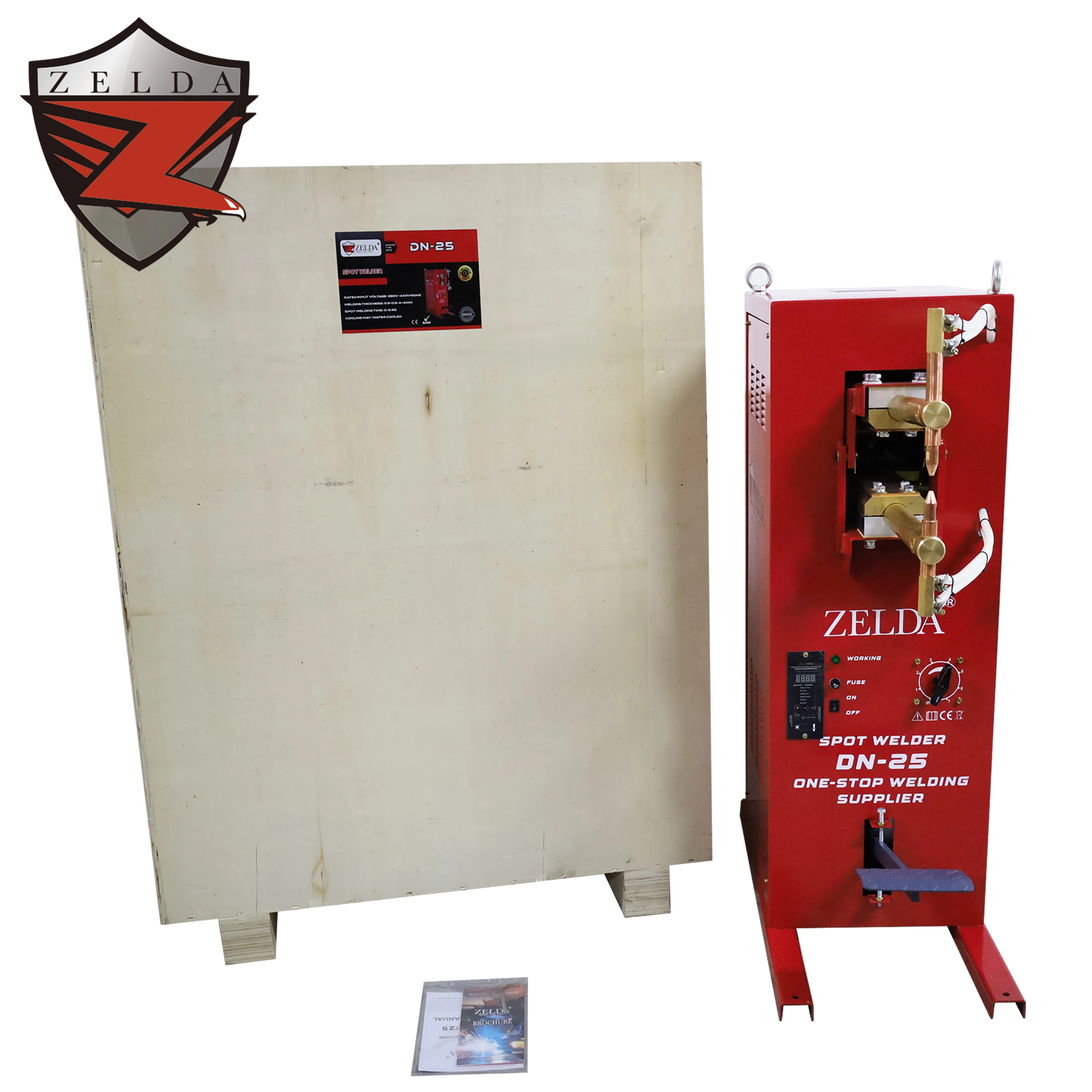 Zelda金属点溶接機ポータブル380Vスポット溶接機工業用DN-25