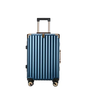 Designer Retro Business-Style 20-24 Spinner Suitcases Light Weight ABS PC Alloy Trolley Popular TSA Rotating Wheels Fashionable