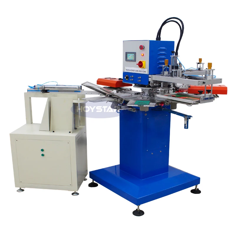 Paper Napkins Printer Printing Machine 2 Color Rapid Tag Screen Printer for Serviettes