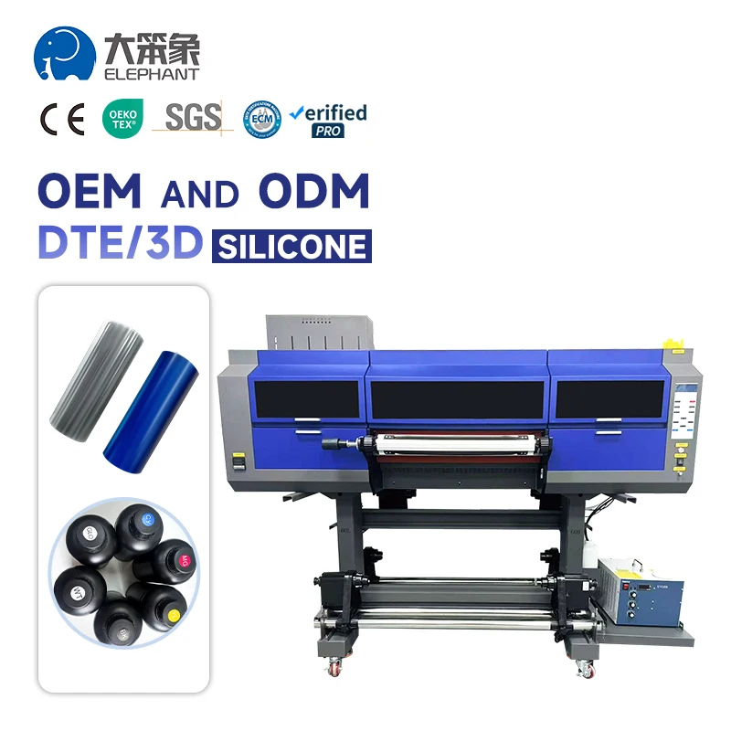 Wholesale China Factory 3d Uv Printer Emboss Uv Printer Dte 3d Dte Embroidery Uv Dte Printer