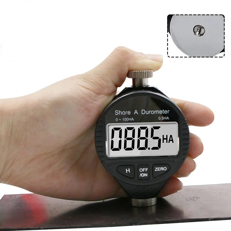 HA HD HC Digital Shore Durometer Sclerometer Portable Tire Rubber Hardness Tester Meter
