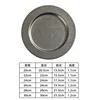 Wide-rimmed dinner plate (retro style)