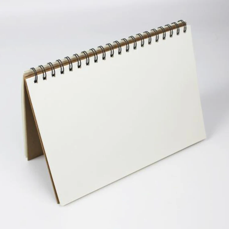 Wholesale Custom Oem A4 A5 Kraft Paper Notebook Sketch Book Watercolor