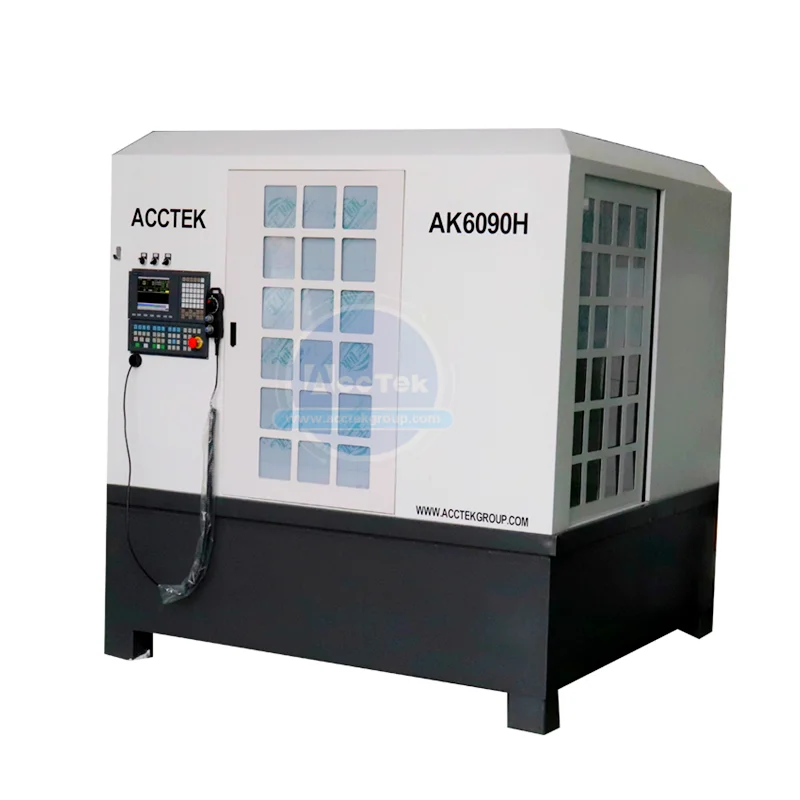ACCTEK 6090 Cnc Router Metal Cnc Machine for Very Small Mold Making