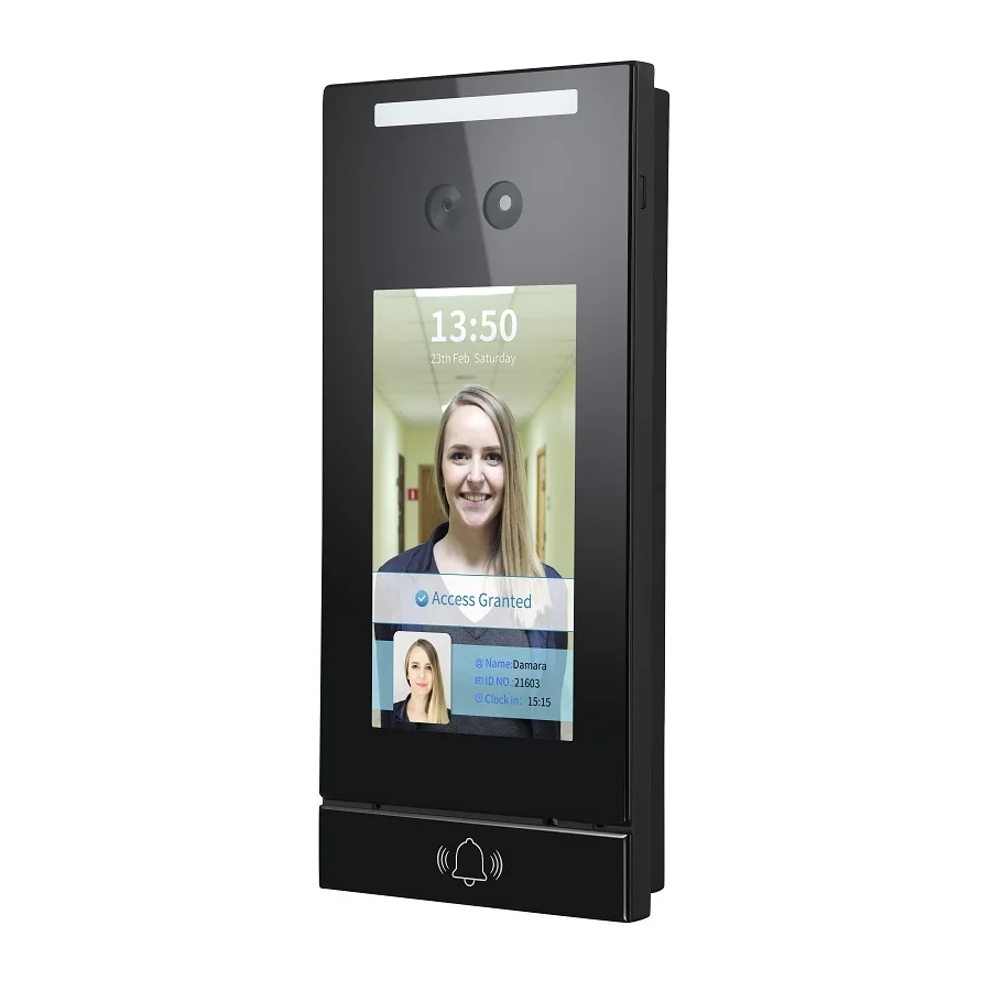 5-Inch Plastic Face Recognition Doorbell Camera with Night Vision and Motion Detection for Access Control