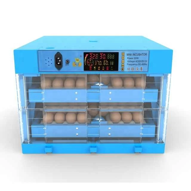 Automatic Egg Incubator, Digital Hatching Eggs With Fully Automatic Turner, Poultry Hatching Machine With Humidity Control, for