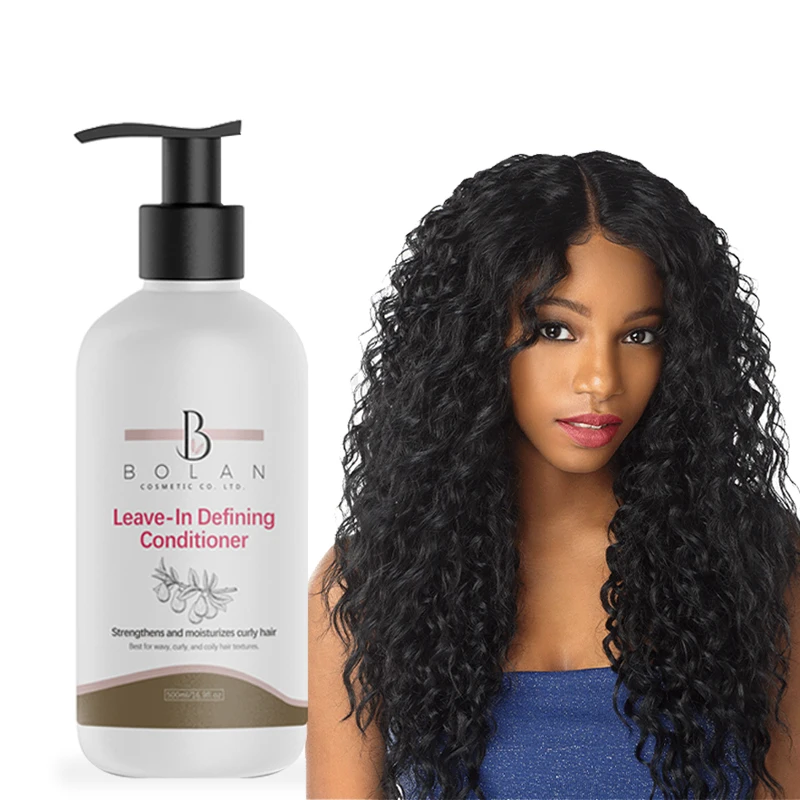 Фирменный гелевый крем для завивки волос, оставляющий кондиционер для афроамериканских волос