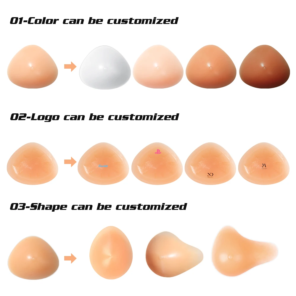 ONEFENG Triangle Silicone Breast Form for Mastectomy Women False Breast Making Body Balance Artificial Boob Big Chest Favorite