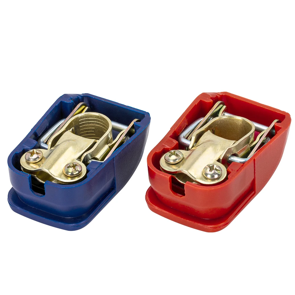 Universal 12V Screw Terminal Quick Release Battery Connectors Top Post Battery Terminals with Plastic Cover for Cars and Vans