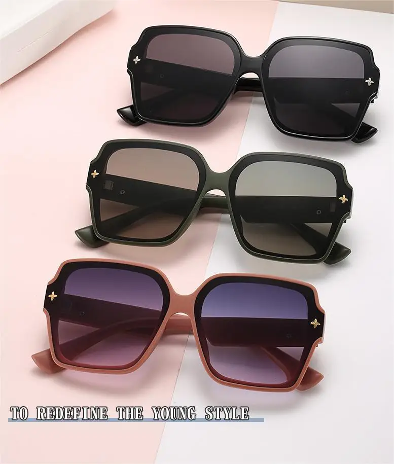 New Fashion Square Women Sunglasses Female Branded Style Designer