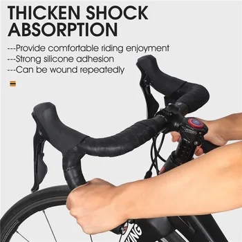 WEST BIKING Soft Road Bike Bicycle Handlebar Tape Cycling Handle Bar Tape a Pair