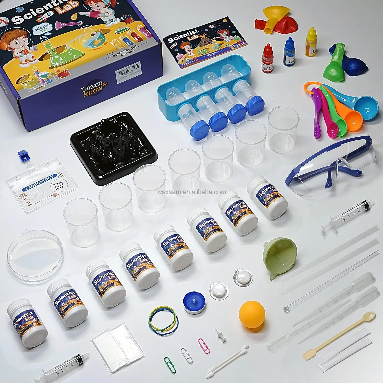 Diy Science Kit Stem Lab Experiments Educational Games 70 Pcs Science