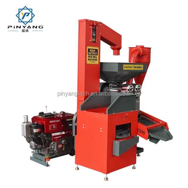 6NF Double Head Multi-functional Rice Machine Rice Milling Machines Rice Wheat Corn Soybean Processing Machine