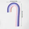 กาวอ่อน-สีชมพูสีม่วงรุ้งขนาดใหญ่