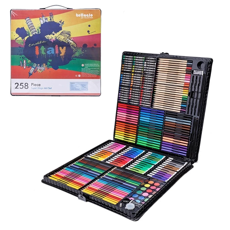 258 pieces art box set color