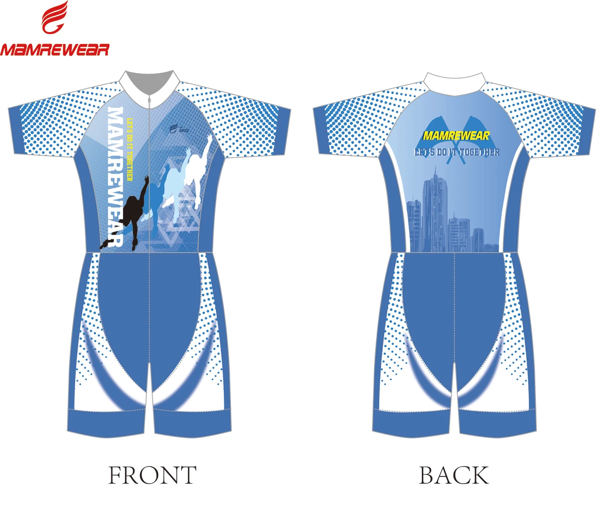 High Quality Custom Logo Sublimation Speed Skate Skin Suit Speed Skating Racing Sportswear