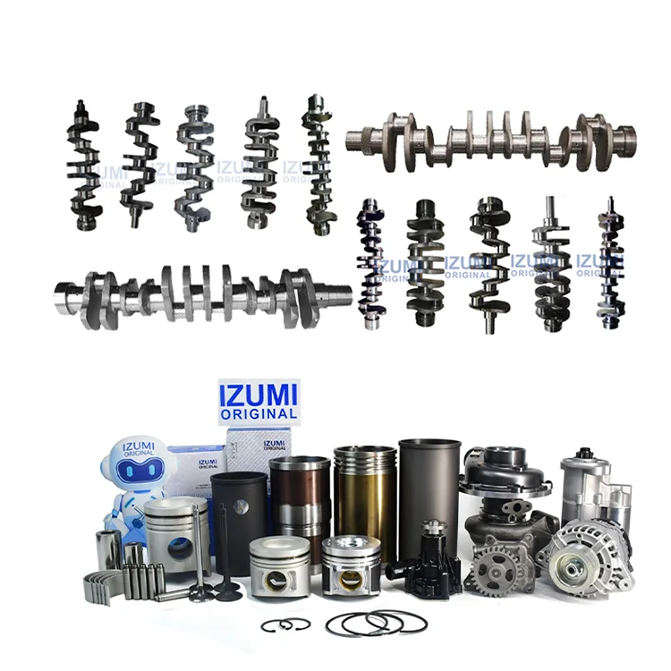 IZUMI ORIGINAL S6A2 Crankshaft High Quality Diesel Engine Parts For Mitsubishi