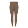 Truffle brown trousers (flat-waisted)