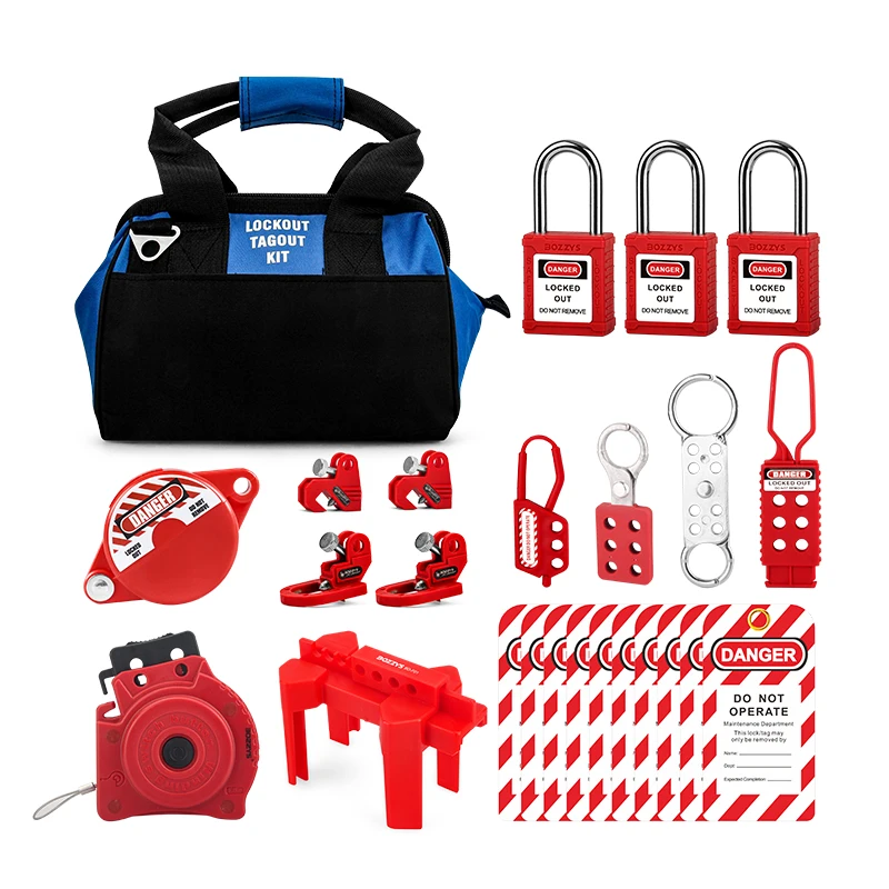 Nylon ABS 4-Hole Lockout Hasp – Insulated LOTO Safety Lock, Fits 3-6mm Keyholes, For Electrical Panels & Hazardous Areas