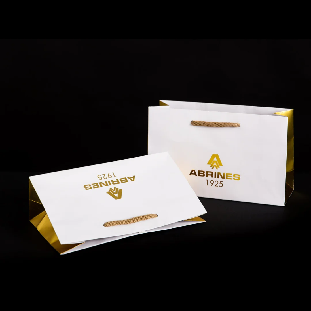 Custom Logo Printed Luxury Paper Bags for Jewelry Packaging