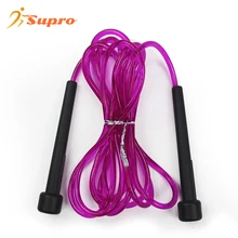 Supro Adjustable Gym Handle Plastic Cheap PVC Skipping Jump rope