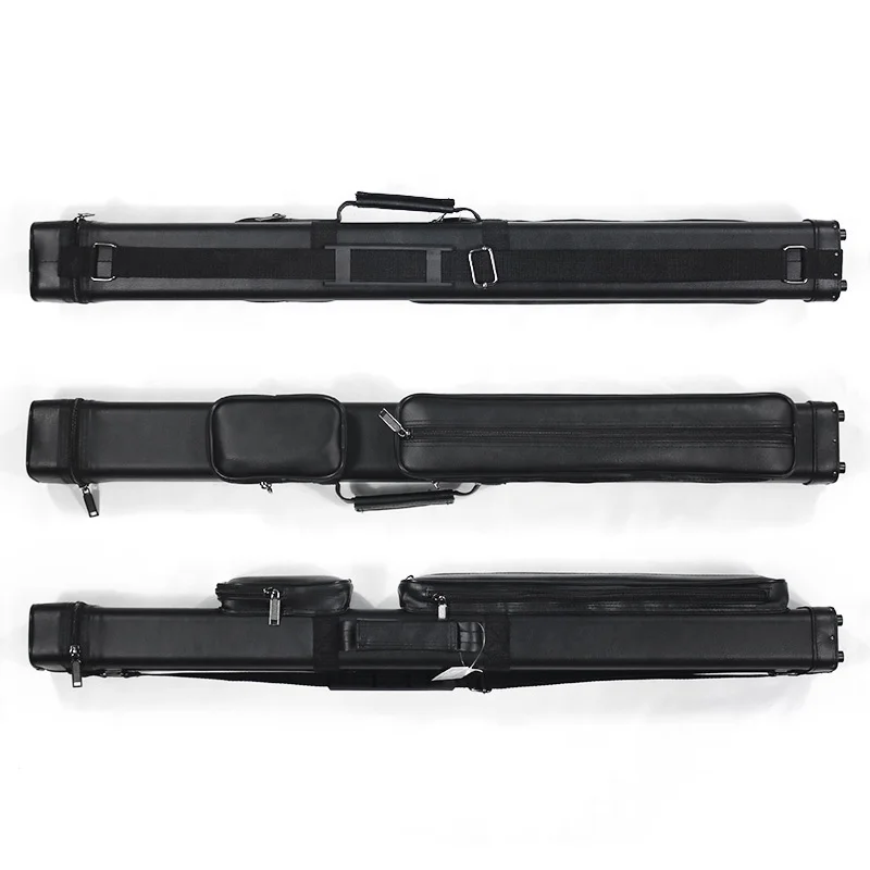 2B3S  5 Holes PU Leather Billiard Cue Case for 2 Pieces Cues  on Sale