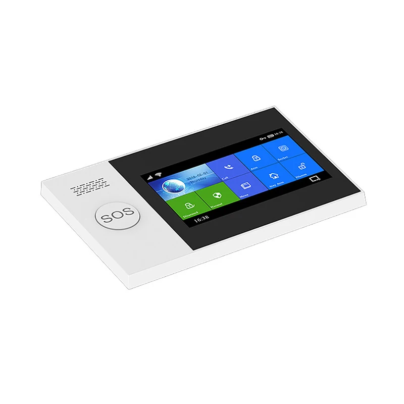 Fingerprint Wireless Tuya Smart Alarm System 24 Hours Day and Night Safety Monitor Smart Home Alarm