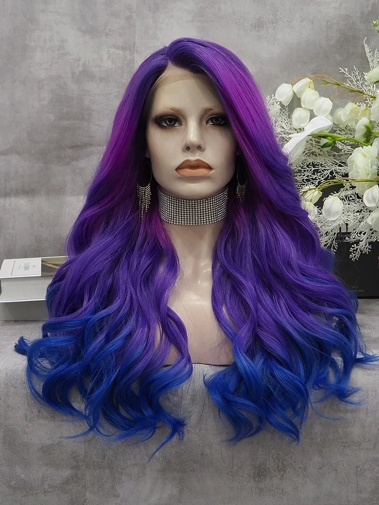 Celebrity High Density Synthetic Hair Wig with Natural Hairline display picture 1
