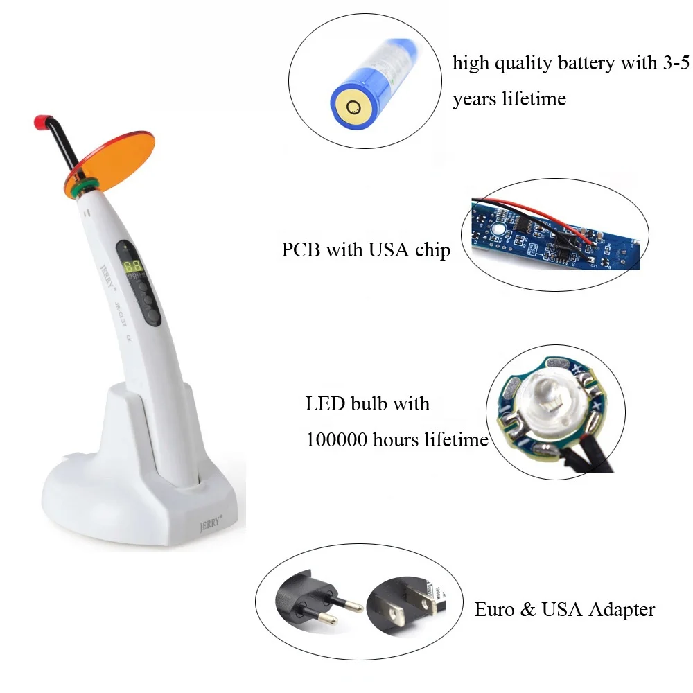 Led Dental Curing Light  Wireless Curing Light - Jerry