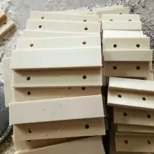 Customized Plastics Sliding Block Engineering Plastic Products Pe Mc Nylon Pa6 Nylon Block for Machining